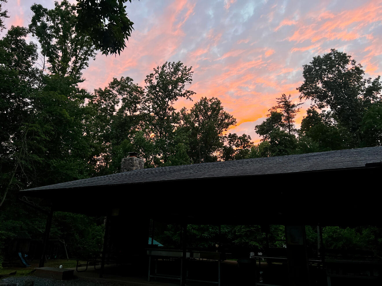 Sunset Over The Pavillion