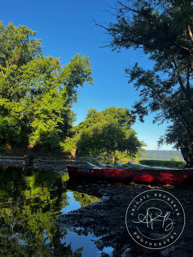 Canoes In The Morning Sun