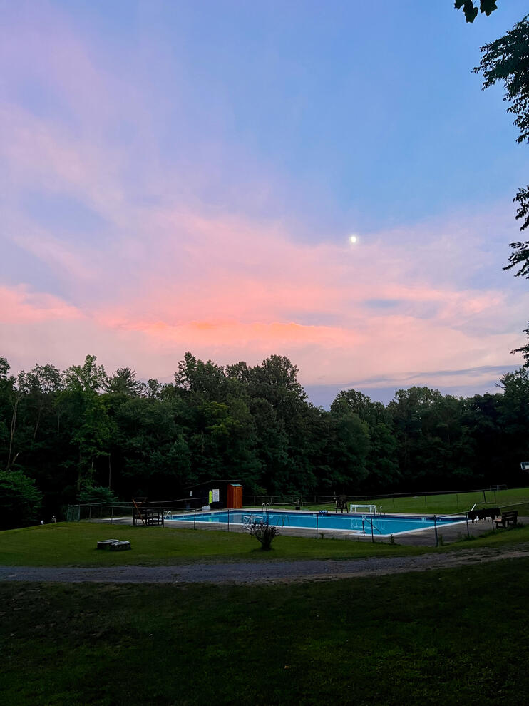 Sunset At Camp Kirchenwald