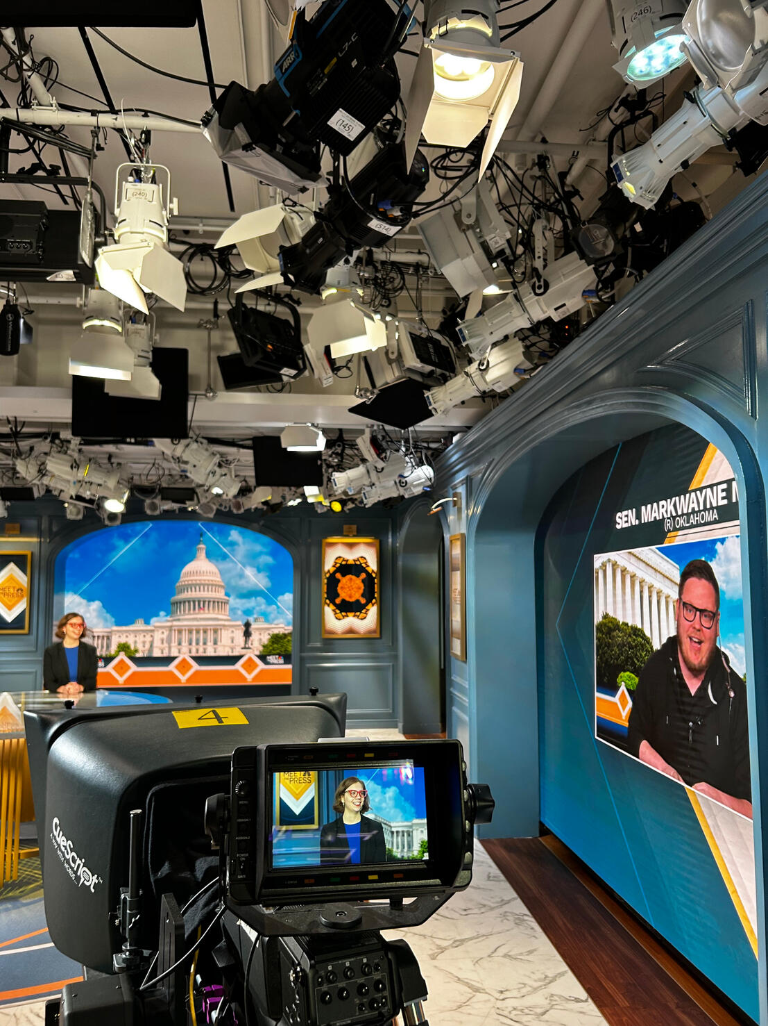 Hosting A Rehearsal of Meet The Press