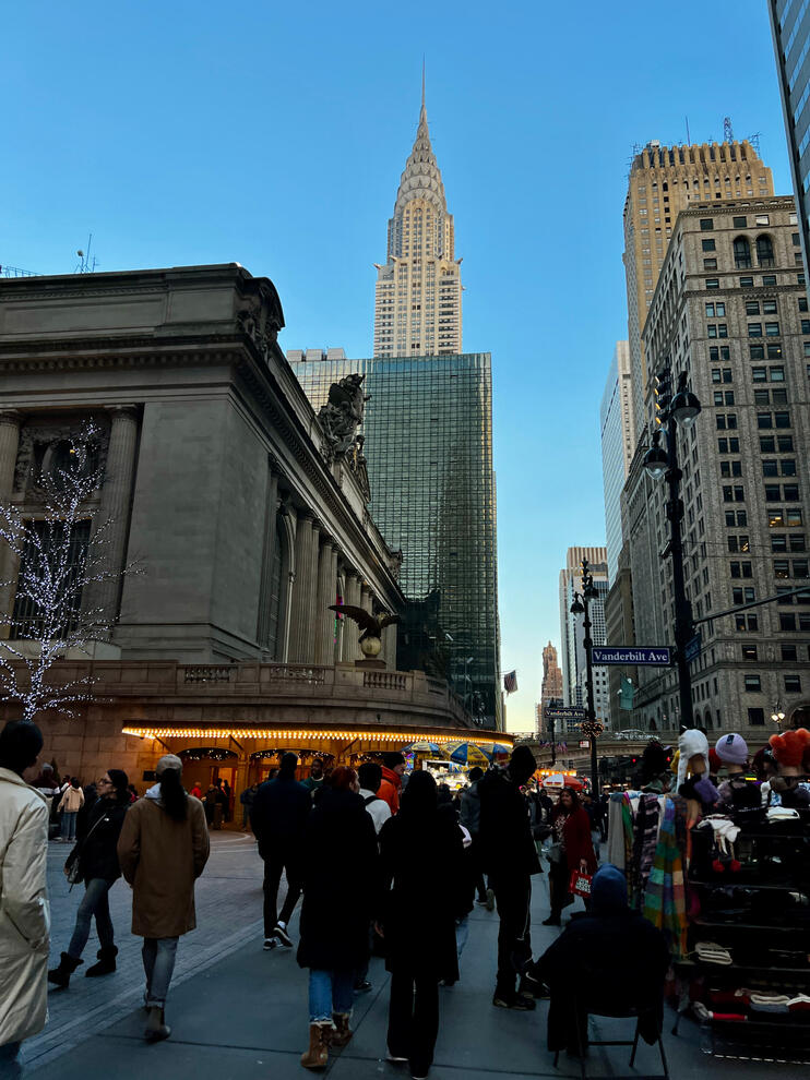Hustle and Bustle Outside Grand Central