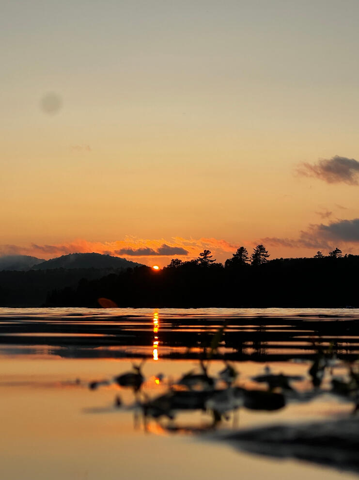 Sunset On Long Lake